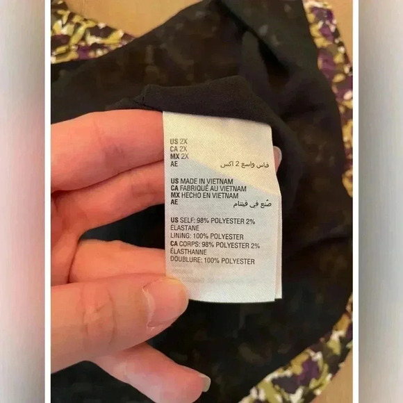 Bar III Plus Size Printed Scoop Neck Cami Top Size 2X NWT - Picture 8 of 9